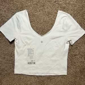 Lululemon BNWT Align Tee in White- Size 8